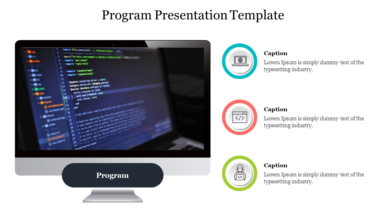 program presentation template